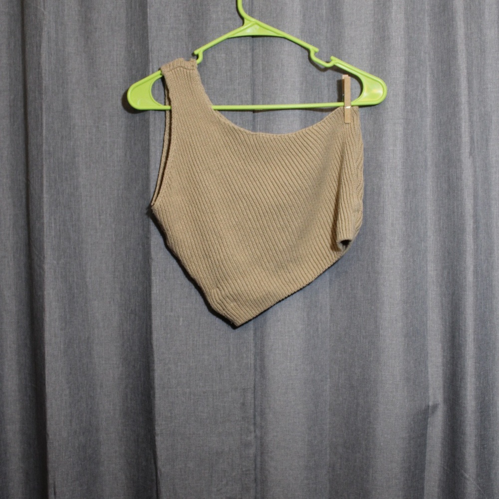Princess Polly knitted one shoulder tank top